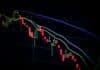 Photo Stock market graph